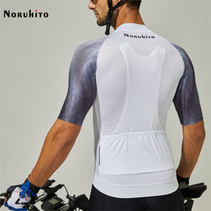 Custom Pro Team Korte Mouw Fietsjersey Ademend Snel Droog Sportkleding OEM <span class=keywords><strong>Design</strong></span> Fietsjersey voor Buitenritten - Product Image 3