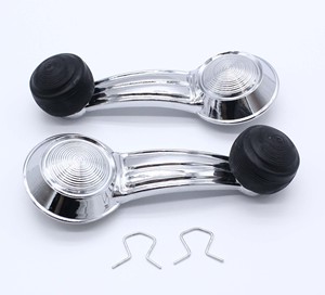 Juego de Manijas de Manivela para Ventanas de Puerta Cromadas para Pontiac, <span class=keywords><strong>Cadillac</strong></span>, Chevy, Olds, Buick 1732326 20348200 4472076 VA0067 - Product Image 2