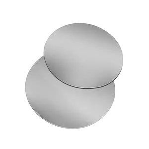 redonda de chapa de aluminio placa de metal de aleacion de aluminio disco para utensilios de cocina de alta