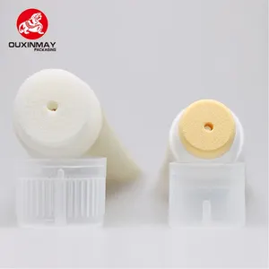 100ml 50ml 150ml D30 D35 D40 Sponge Cosmetic Tube For BB Cream Sponge Applicator With Transparent Tube Packaging For Cleanser