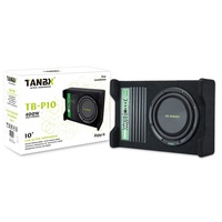 Subwoofer de voiture actif TANBX 10 pouces à bobine simple 4 ohms, haut-parleur de basses puissant TB-P10