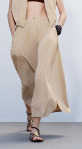 MYST & ZA Femme 2025 Été Nouveau Style Simple et Polyvalent Arc Ourlet Taille Haute Jupe 8351024 8351025 - Product Image 2