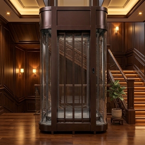 Ascensore Moderno <span class=keywords><strong>per</strong></span> Villa con Porta Elettrica <span class=keywords><strong>a</strong></span> Doppia Anta e Struttura in Metallo <span class=keywords><strong>per</strong></span> Appartamenti, Ville e Magazzini - Product Image 2