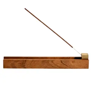 Hochwertiger Räucher stäbchen halter aus Holz streifen Agarbatti Stand Weihrauch brenner OEM Custom ized Made In Vietnam