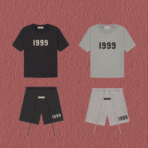 ชุดเซ็ตวินเทจปี <span class=keywords><strong>1999</strong></span> |   กางเกงขาสั้นทรงโอเวอร์ไซส์สไตล์ Y2K ย้อนยุค |   ชุดเซ็ตผ้าฝ้ายทอ 100% ทรงปกติ พร้อมลายตัวอักษร |   เสื้อผ้าสตรีทแวร์แบบยูนิเซ็กซ์ - Product Image 1