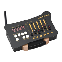 Good Look Mini DMX 512 Contrôleur de lumière de scène Batterie sans fil/filaire Contrôleur Dmx professionnel Équipement de scène