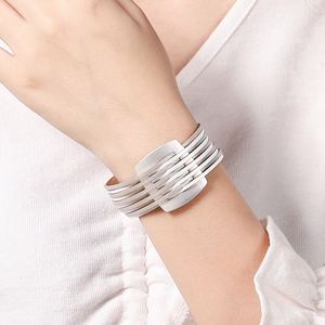 Friendship <b>Leather</b> <b>Bracelet</b> Professional Private Label Jewelry Crushed Opal Inlay Holiday Gift for Women Certified Color Time - Product Image 2