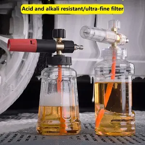 Outil de nettoyage de voiture à haute pression 24CM canon à mousse découpable coloré filtre à billes en acier inoxydable <span class=keywords><strong>Lance</strong></span> utilisation quotidienne pour laver les voitures - Product Image 6