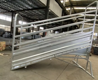 Rampe de chargement robuste galvanisée, écologique, étanche et portable pour bétail, chèvres et moutons