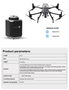 Système de <span class=keywords><strong>livraison</strong></span> aérienne de secours PT-4 pour drone <span class=keywords><strong>DJI</strong></span> M300 & M350 RTK, charge utile maximale de 25 kg, kit de largage, crochet de largage, lanceur à quatre étapes - Product Image 5