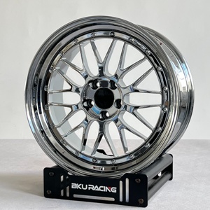 Juego de 2 Ruedas Forjadas Bku 5x130 para Porsche <span class=keywords><strong>911</strong></span> <span class=keywords><strong>964</strong></span> 991 992 Turbo GT3 <span class=keywords><strong>GT2</strong></span> RS 997, Llantas de Aleación Cromadas de 18, 19 y 20 Pulgadas - Product Image 3