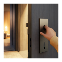 Luxe extérieur en aluminium Ip interphone téléphone sécurité serrure ouvre maison vidéo sonnette porte intelligente