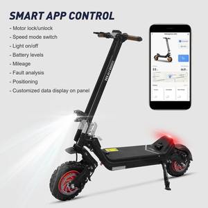 G63 электрический скутер 11 дюймов пневматические внедорожные шины 1200 Вт * 2 двухмоторный съемный аккумулятор - Product Image 6