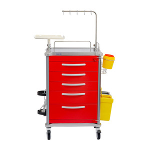 Carrello Medico d'Emergenza Medik MK-C01 ad Alta Capacità con 5 Cassetti in Acciaio Inossidabile - Product Image 2