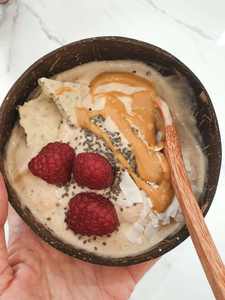 손으로 만든 100% 천연 유기농 친환경 코코넛 그릇과 코코넛 숟가락 선물 세트 - Product Image 5