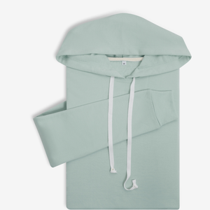 Sweat à capuche oversize d'hiver en molleton bouclette 290 GSM léger et doux en polyester écologique respirant avec logo personnalisé - Product Image 2