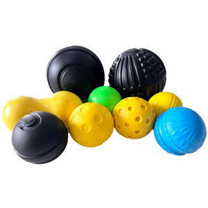 Palla Fasciale per Massaggio, Palla a Nocciolina per Piedi, Collo, Spalle, Rilassamento Muscolare, <span class=keywords><strong>Yoga</strong></span>, Palla per Massaggio Schiena - Product Image 4