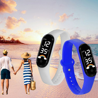 Montre de sport numérique LED étanche 3 ATM pour enfants, étudiants, hommes et femmes, vente en gros d'usine 2026, montre électronique tendance