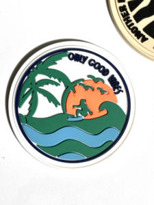 Patchs en PVC souple 3D en relief avec logo personnalisé OEM Patch en caoutchouc 3D pour chapeaux Logo personnalisable - Product Image 2