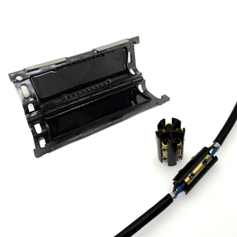 Gel Waterproof Distribution Junction Box Gel-Filled Cable Connector Insulated Splice Box