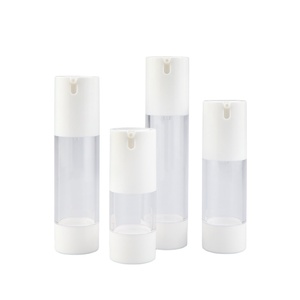 Inserts en plastique yves marque 15ml 30ml givré verre airless bouteille - Product Image 1