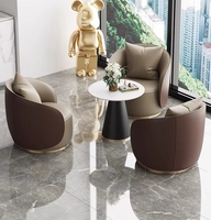 Design simple Mobilier d'extérieur confortable et durable pour patio Ensemble de conversation Fauteuil Canapé d'extérieur