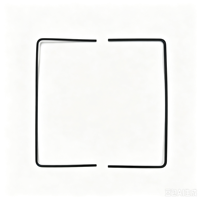 Bande décorative souple pour bord d'écran de téléphone pliable V3, accessoire de support de cadre