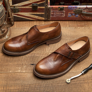 Zapatos de Oficina para Hombre, Diseño Nuevo, Modernos, de Cuero, con Cordones, Ligeros, Antideslizantes y Transpirables - Product Image 4