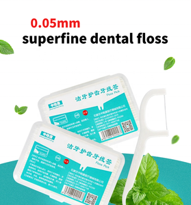 Fil <span class=keywords><strong>dentaire</strong></span> extra-lisse avec support, 50 pièces – Nettoyage efficace des dents, accessoire d'équipement de thérapie buccale pour la maison et les voyages - Product Image 4