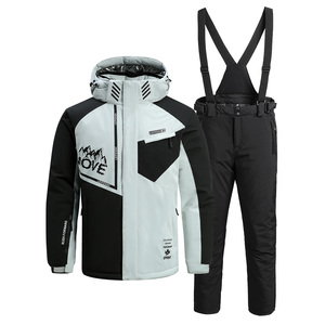 In Stock <span class=keywords><strong>di</strong></span> moda <span class=keywords><strong>tuta</strong></span> da sci vendita calda uomo e donna Snowboard Top pantaloni da sci <span class=keywords><strong>coppia</strong></span> <span class=keywords><strong>tuta</strong></span> neve HX513-1 - Product Image 3