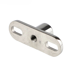 Base de support <span class=keywords><strong>fixe</strong></span> à ressort à gaz en acier inoxydable 304, finition miroir haute brillance, avec support de montant M10 et coussin de pression hydraulique pour camping-car et <span class=keywords><strong>bateau</strong></span> - Product Image 5
