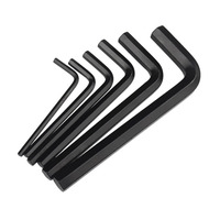 Kunci Allen Hex Wrench Baja Hitam Oksida 1.5mm 2mm 3mm 4mm 5mm 6mm