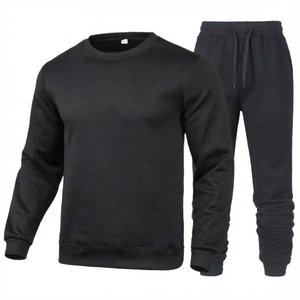 Conjunto de chándal informal para hombre, conjunto de chándal de dos piezas para hombre, conjunto de chándal de lana para hombre, conjunto de chándal de invierno para hombre, conjunto de chándal cálido para hombre - Product Image 1