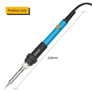 <span class=keywords><strong>Fer</strong></span> à <span class=keywords><strong>souder</strong></span> réglable en température de chauffage rapide 60W avec pointe de crayon pour la réparation de soudage à domicile bricolage - Product Image 6