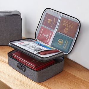 Organizador de Documentos, Bolsa de Almacenamiento de Documentos Impermeable con Cierre, Bolsa de Viaje para Guardar Archivos y Pasaportes - Product Image 2
