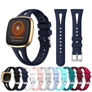 <span class=keywords><strong>Bracelet</strong></span> de montre Tschick pour Fitbit <span class=keywords><strong>Versa</strong></span> 3 <span class=keywords><strong>4</strong></span> <span class=keywords><strong>Bracelet</strong></span> Sport V Cut <span class=keywords><strong>Bracelet</strong></span> en silicone <span class=keywords><strong>Bracelet</strong></span> intelligent pour Fitbit Sense 2 1 <span class=keywords><strong>Bracelet</strong></span> S L - Product Image 2