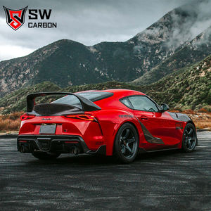 Aileron arrière en fibre de carbone de style MB pour Toyota <span class=keywords><strong>Supra</strong></span> <span class=keywords><strong>MK5</strong></span> A91 A90 2019+ Aileron de coffre <span class=keywords><strong>Spoiler</strong></span> Kit aérodynamique Pièces automobiles Pare-chocs de voiture - Product Image 5