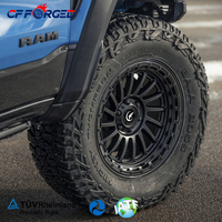 CFFORGED Nouvelles jantes tout-terrain 20 22 pouces 6x139.7 pour pick-up 1500 Noir satiné Aluminium forgé sur mesure 25mm ET