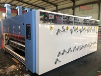 Máquina Automática de Impresión, Ranurado y Troquelado de Cajas de Cartón con Tinta Flexográfica de Velocidad Media