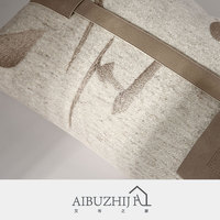 AIBUZHIJIA Luxus Oriental Design Abstrakte Kissen bezug 12*20 Zoll 30*50 cm Beige Stick kissen bezug für Couch