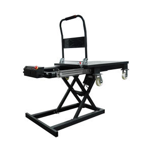 Chariot de levage électrique hydraulique à 4 roues Chariot de levage de marchandises à ciseaux en acier inoxydable Petit chariot de levage électrique - Product Image 1