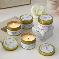 Bougie Pilier en Cire de Soja Personnalisée Couleur Or Pas Chère en Gros avec Mèche 100% Coton pour Mariage, Fêtes, Thanksgiving, Noël - Nouveauté