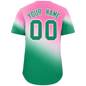 100% polyester en relief blanc Baseball sweat personnalisé brodé imprimé maille bouton Softball porter respirant séchage rapide - Product Image 4