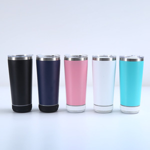 16oz/20oz Smart Wireless en acier inoxydable Bluetooth Music Speaker Tumbler Car Mug Vacuum Flask avec décapsuleur - Product Image 2
