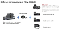 Système MDVR Richmor Enregistrement vidéo Solution taxi Double objectif Caméra embarquée 2k Suivi GPS