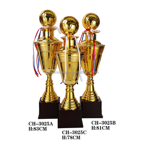 Logotipo personalizado de la <span class=keywords><strong>marca</strong></span> Phoenix, trofeo deportivo de Metal duradero de lujo para Golf, balonmano, fútbol, campeón del campeonato de fútbol de Europa - Product Image 1
