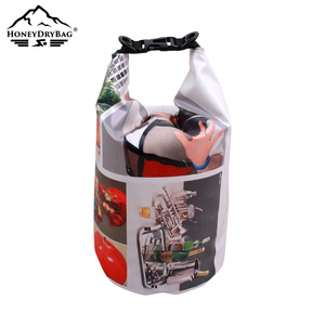 Logo personnalisé sac sec Sports de plein air <span class=keywords><strong>plage</strong></span> Transparent océan Pack étanche à l'eau natation sac à dos clair randonnée humide sac étanche - Product Image 5