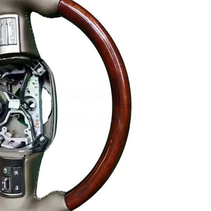 Volant de voiture en cuir et bois de qualité supérieure, <span class=keywords><strong>prix</strong></span> de gros usine, pour Lexus GX460 - Product Image 6