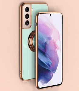 Coque de téléphone transparente antichoc avec anneau rotatif à 360°, support magnétique pour voiture, antidérapante, design sportif, compatible avec les supports de téléphone. - Product Image 2