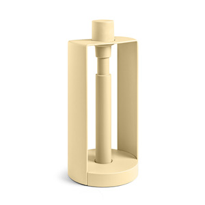 Porte-rouleau en polypropylène jaune pour papier de cuisine, accessoire de qualité supérieure, 17x8x18cm, fabriqué en Italie, 2 pièces - Product Image 1